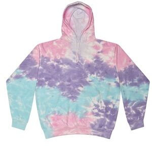 Colortone Youth Hoodie Cotton Candy Size Large (14-16) NWT